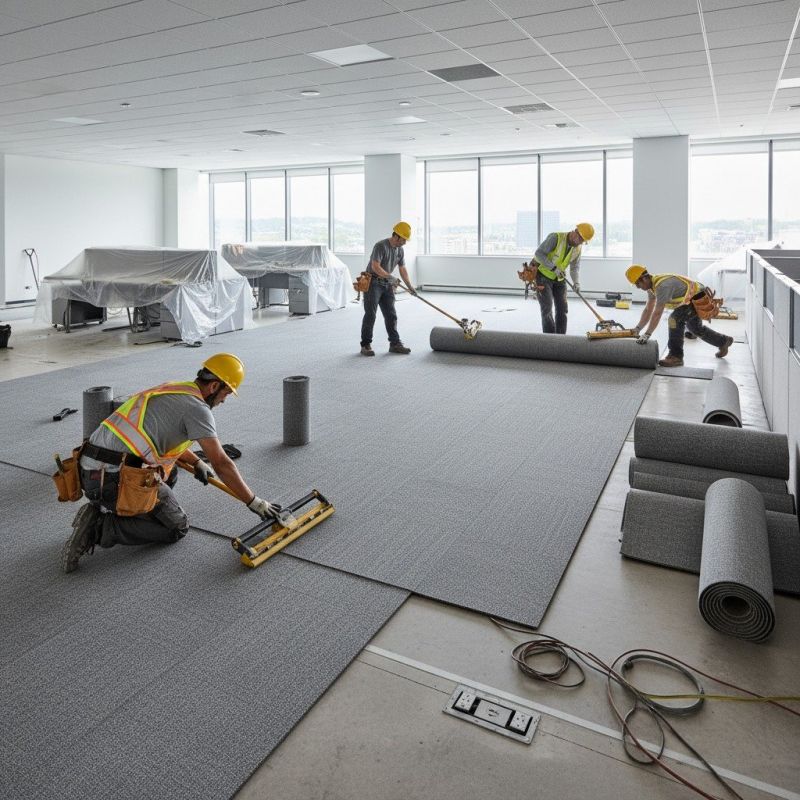 Sheet Flooring Installation