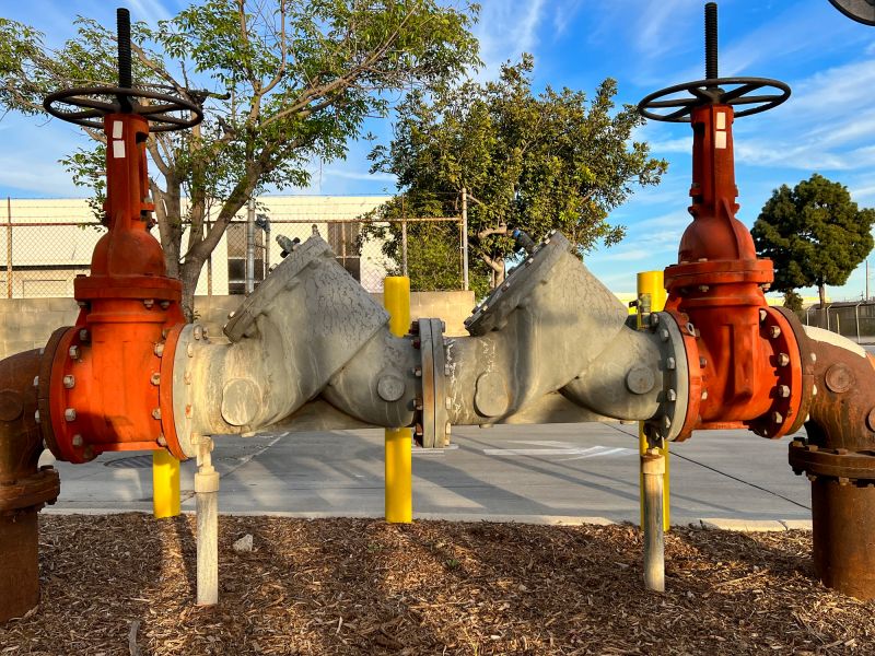 Backflow Preventer Installation detail