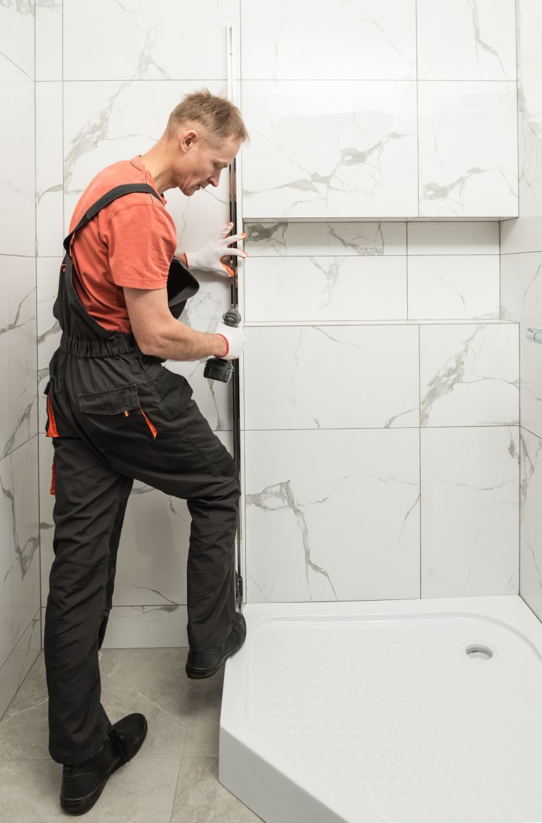 Shower Drain Installation detail